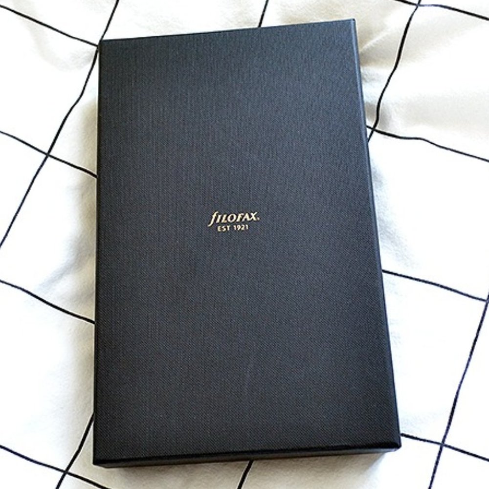 Filofax Chester Personal Slim Organizer - Black
